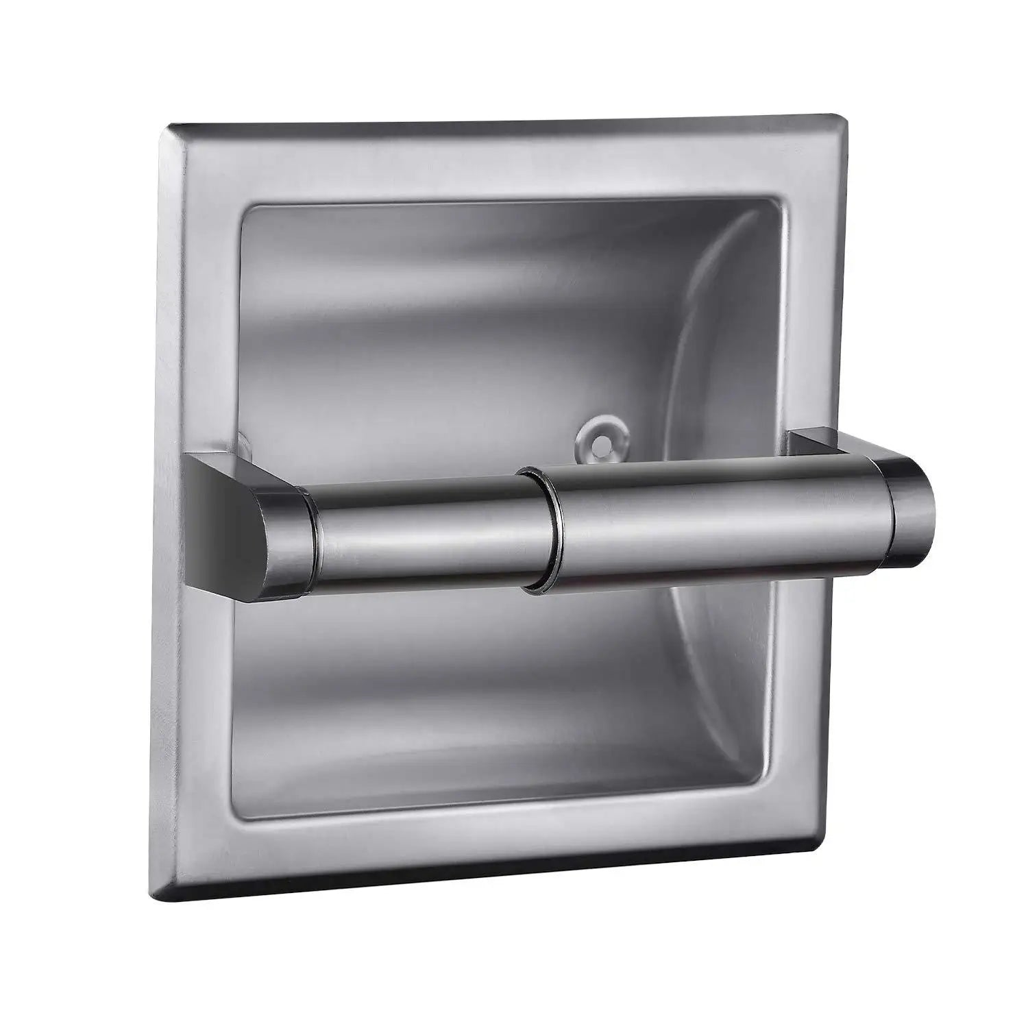 Best Selling Recessed Toilet Paper Holder Wall Mounted Recessed Stainless Steel Bathroom Tissue Dispenser Toilet Paper Holder