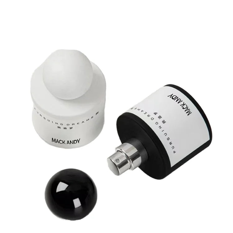 Luxury Custom Polished Spray Mist Perfume Bottles 30ml 50ml 100ml Cylindrical Thick Bottom Clear Glass Pump Sprayer Custom