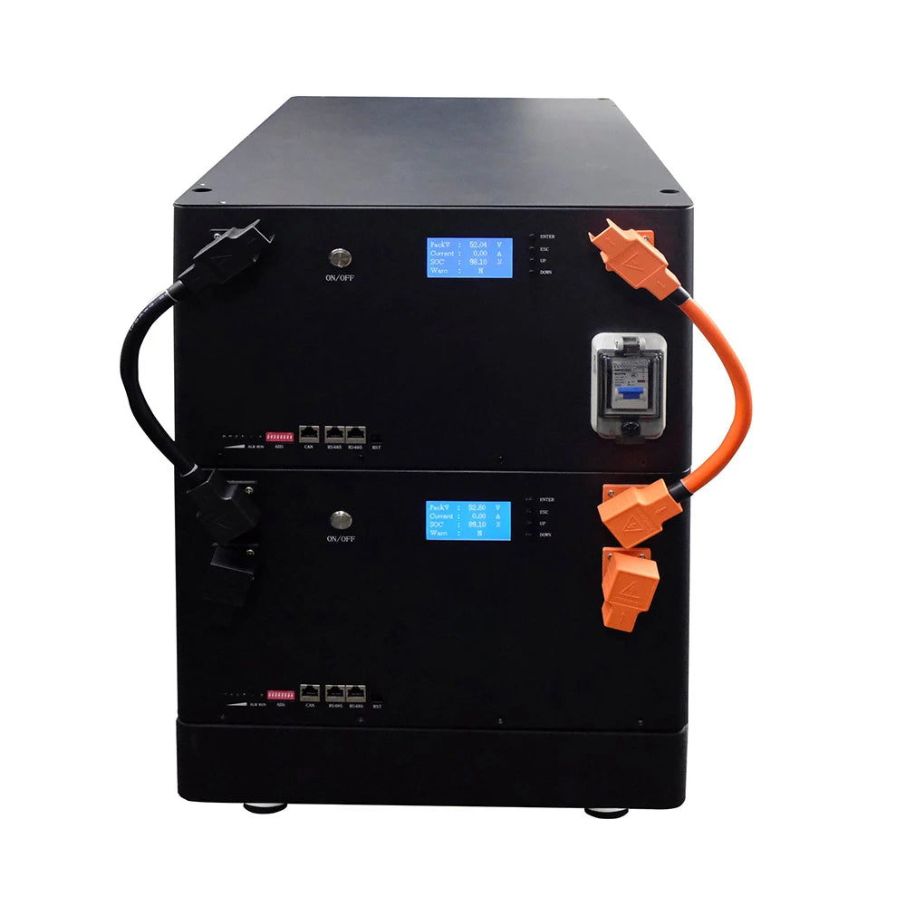 EU Stock LiFePO4 Battery Case DIY 51.2V 16S 48V 280A With 200A BMS Batteries Box for EVE CATL 280Ah/310Ah/320Ah/314AH Cell