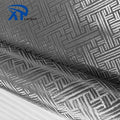 Factory Wholesale Heat Conduction Trapezoid Plaid Jacquard Carbon Fibre Fabric Carbon Fiber Cloth