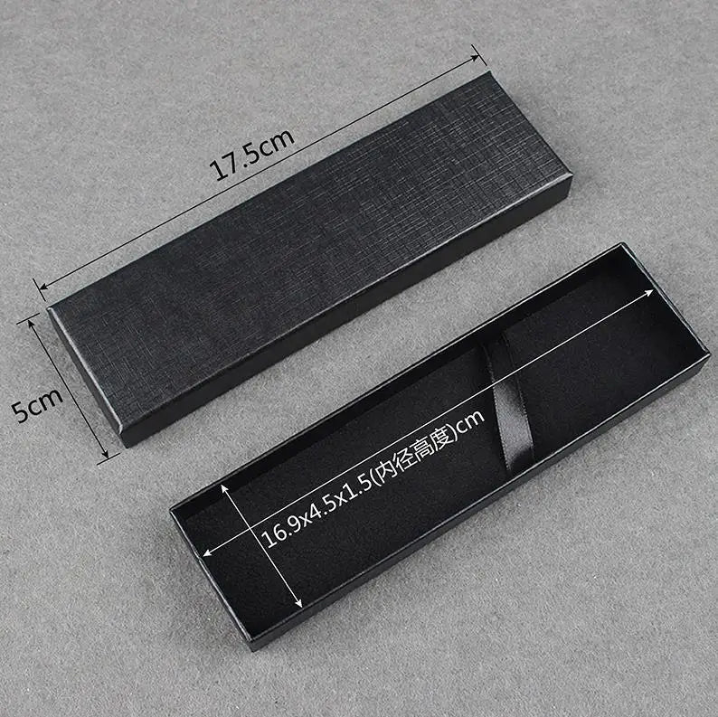 Hot Selling Custom Logo Empty Pen Gift Packaging Box Cardboard Pencil Display Case For Jewelry Gift Packing Office Supplies