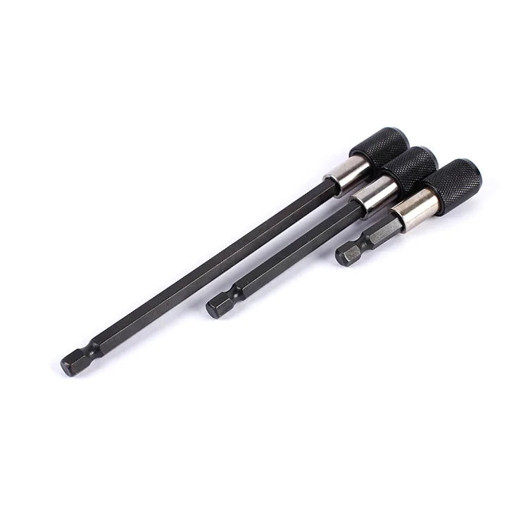 1/4 Inch Self-locking Extension Rod Electric Drill Driver Quick Adapter Bit Holder Hex Shank