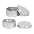 15g Empty Tin Can Jars Lip Balm Container Aluminum Cosmetic Round Screw Top Lipstick Cosmetic Packaging