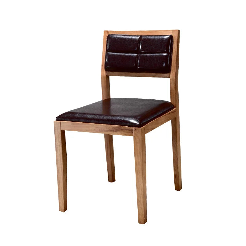 Modern Solid Wood Restaurant Dining Chairs Good Quality Solid Wood Used Chair Restaurant