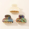 Genya Women 3-piece Hair Claw Set Exquisite Beauty Hair Claw Clip Hair Accessories