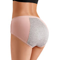 Super Absorbent 3 Layers Menstrual Cycle Fat Ladies High Waist Cotton Underwear Girls Leakproof Period Panties for Women