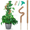 Natural Coir 28inch Eco-Friendly Moss Pole Bendable Plants Climbing Pole Extension Palm Vines Stick Indoor Outdoor Balcony