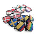 Wholesale Football Fans Cheering Sunglasses Plastic Party Decorative Glasses UV Protection Country Flag Celebration Eyeglasses