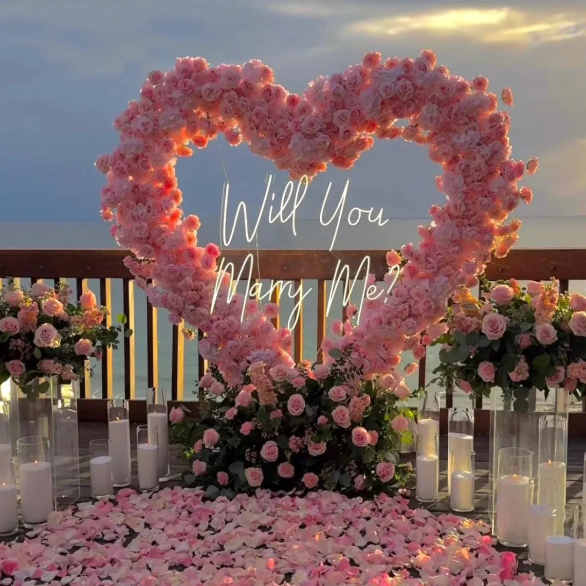 Will You Marry Me LED Neon Sign IP68/IP67 Waterproof