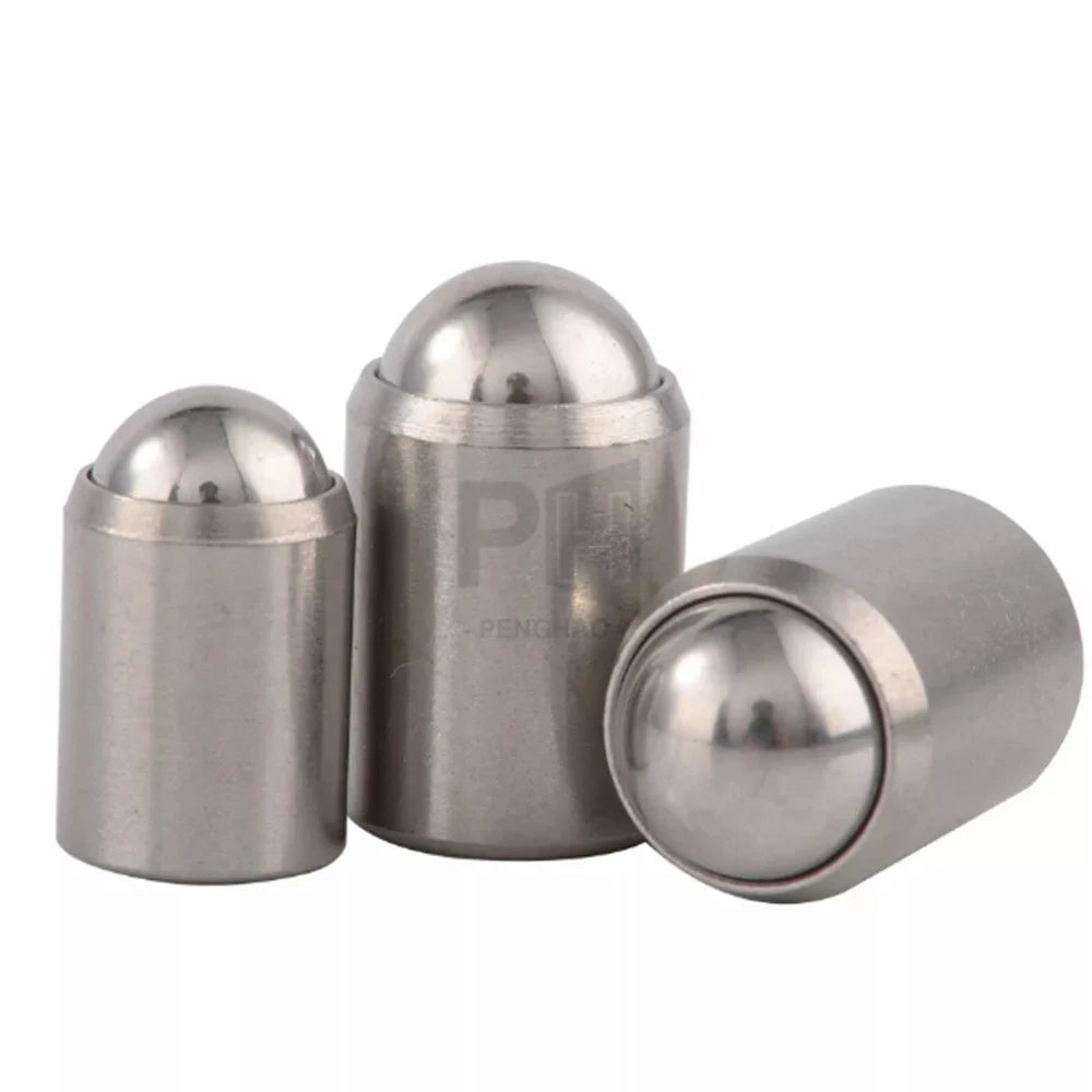 Precision No Steps Positioning Beads Smooth Body All Stainless Steel 304 Plunger Push Fit Ball Spring Ball Plungers