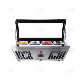 Commercial 140W Table Top Gelato Ice Cream Display Freezer Price