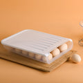 Epsilon Auto Scrolling Egg Storage Holder Eggs Storage Rack Refrigerate Food Savers Eggs Plastic Space Saver Organizer Container