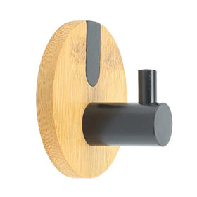 Bath Towel Hook Top Fashion Bath Kitchen Holder Bamboo Bathroom Towel Rack