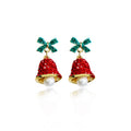 Boutique Christmas Fancy Support Small Business Holiday Season Out Fits Earrings Jingle Bell Dangle Earring Women