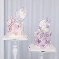 Nicro 10pcs Wedding and Birthday Party Cake Topper Decoration Acrylic Butterfly Cupcake Topper for Kids Birthday Party Supplies