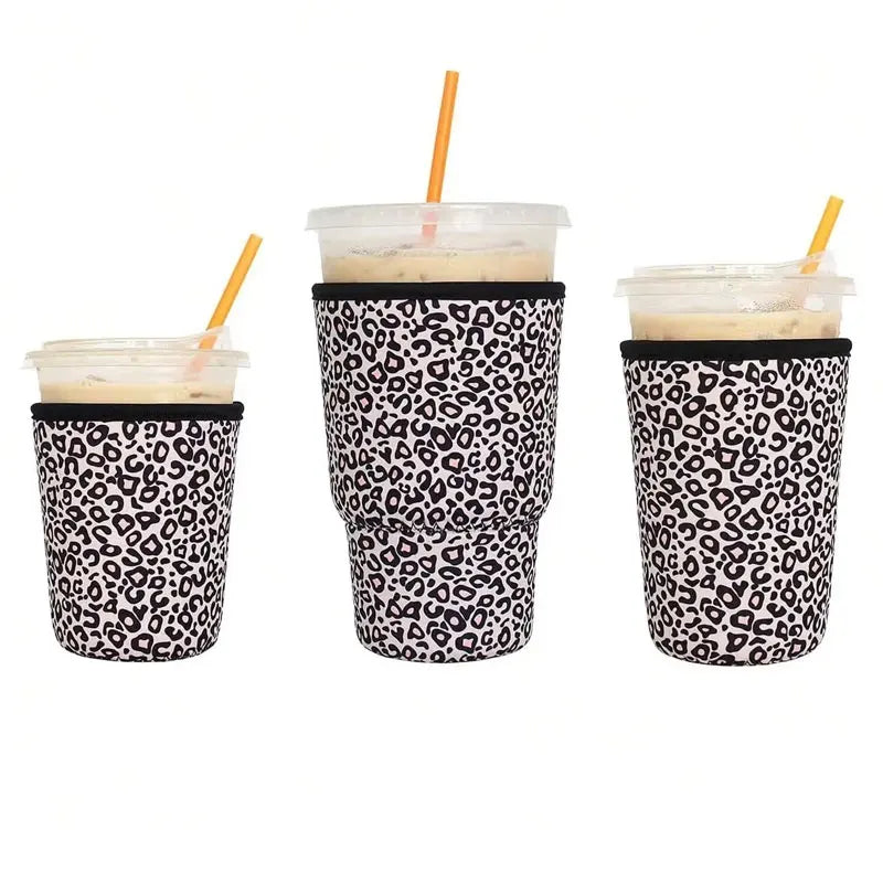 China Factory Wholesale Neoprene Hot Coffee Mug Koozy Insulated Custom Iced Coffee Cup Sleeve Reusable Blank Coffee Cup Cooler