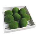 O-X583 Wholesale Green Cute Artificial Moss Stones Moss Grass Ball for Home Garden Path Bonsai Decoration