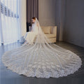 ROMANTIC Real Pictures Wedding Veil Bridal Veil One Layer Cathedral Wedding Veil