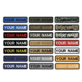 Custom Morales Tactical Badge Patches Name Logo Embroidered Hook Loop/ System Fabric Sequins Decoration Clothes/Garments