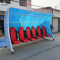 Custom-Size Corrosion-Resistant Athletic Bench Shelter Quick Assembly Features