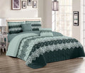 2022 New Design Microfiber Plaid Quilt Set for King Queen Twin Sizes Floral Bedspreads for Home with Christmas Theme