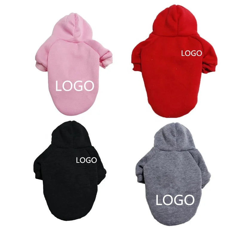 Pet Big Dogs Hoodie Clothes Dog Jumper Winter Jacket Customized Logo Opp Bag Fashion Wholesale Xs-9xl Custom (dog Face) Winter