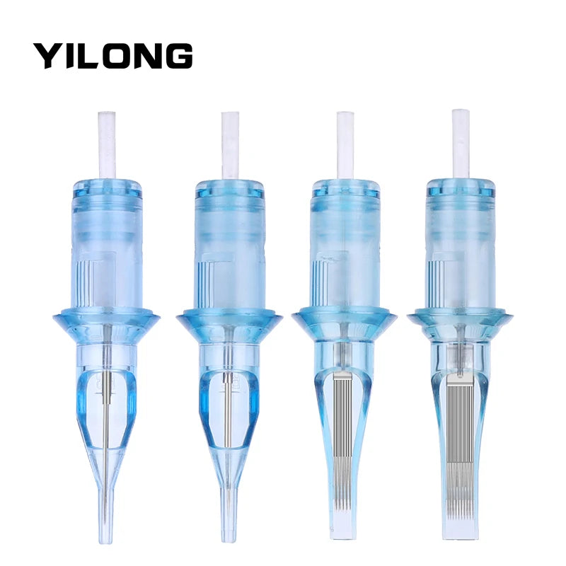 Tattoo Needles Disposable Blue Ink Cartridge Permanent Make up Tattoo Cartridges Needles for Tattoo  Machine