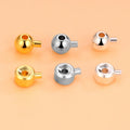 3mm Mini S925 Sterling Silver Flat Round Positioning Bead for Bracelet Necklace Jewelry Making End Beads