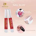 Star Speed 2g Custom Logo Private Label Bond False Fake Press on Nails Glue Mini Pink 2g Nail  Glue Gel