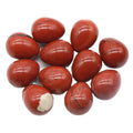 DIY Best Quality Hot Sale Natural Red Jasper Meditation Spirit Chakra Energy Stone Hand Made Healing Egg Gift