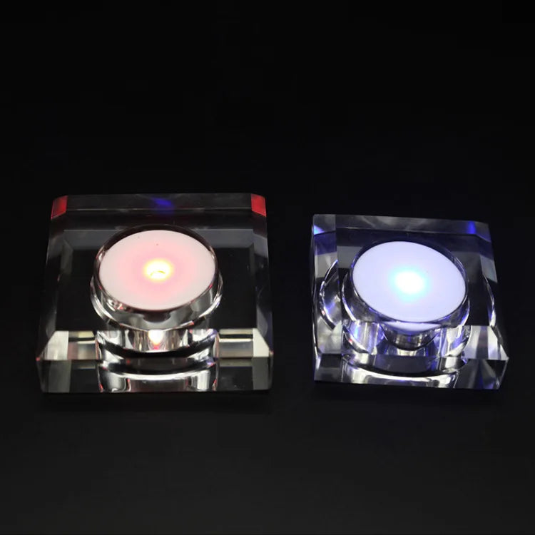 Crystal Ball Stand Clear Trapezoid Crystal Ball Base for Display