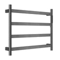 Modern Stainless Steel Electric Heated Towel Rail Warmer with Wall Mount and 3-Year Warranty