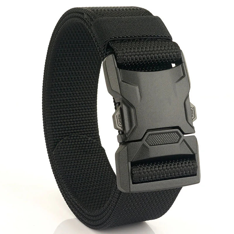 2025 New Zinc Alloy Quick Release Heavy Duty Belt Custom Nylon Security Tactical Belts for Men Tactical