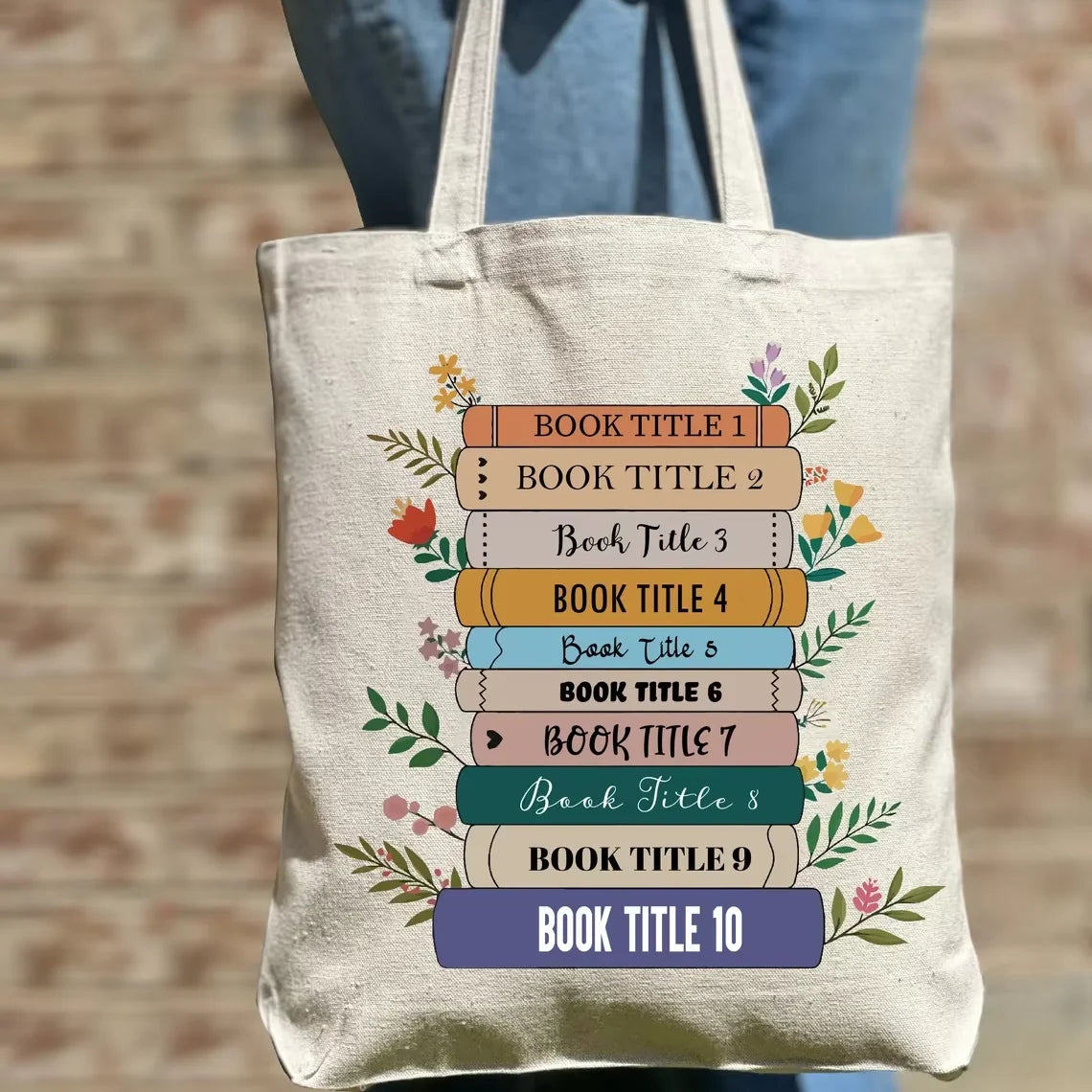 Hot Sale Eco-Friendly Reusable Canvas Cotton Shopping Tote Bag Custom Logo Printed Recyclable and for Advertising or Gift