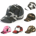 Wholesale OEM Custom Embroidery Logo 6 Panel Camo Hat Camouflage Baseball Cap Outdoor Tactical Cap Cotton Gorras Sport Cap