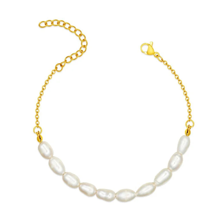 Hot Selling Products Fine Freshwater Pearl Charm Bracelets for Women