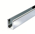 Condibe Glass Shower Enclosure 10mm Glass Fixed Chrome Aluminum U Channel