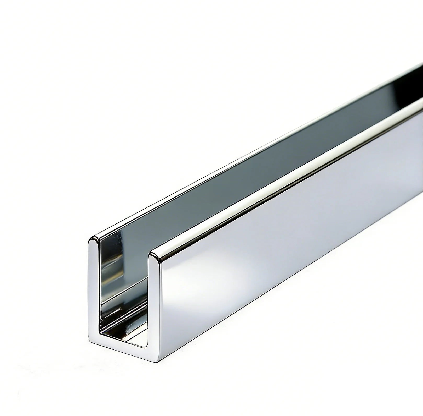 Condibe Glass Shower Enclosure 10mm Glass Fixed Chrome Aluminum U Channel