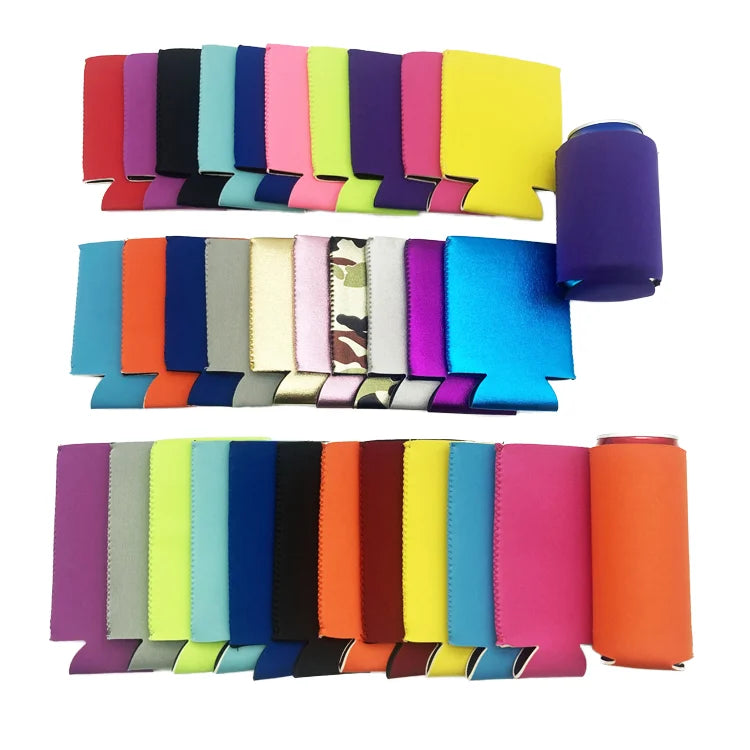 Wholesale Neoprene Beer Stubby Cooler Bag Insulated Foam Waterproof Material with Sublimation HTV Suitable Can Cooler Sleeve