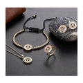 BMZ 2025 New Fashion Good Quality 26 Letters Jewelry 7 Pics a Sets 4 Colors Options Hot Sell Letters Jewelry Set
