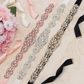 Handmade Rhinestone Wedding Belts and Sash Bridal Accessories for Party Dress