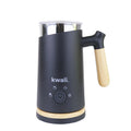 Classic Eco-Friendly 4-in-1 Electric Steel & Stainless Steel Milk Foam Maker Steamer Coffee Frother with Custom Logo EU Plug