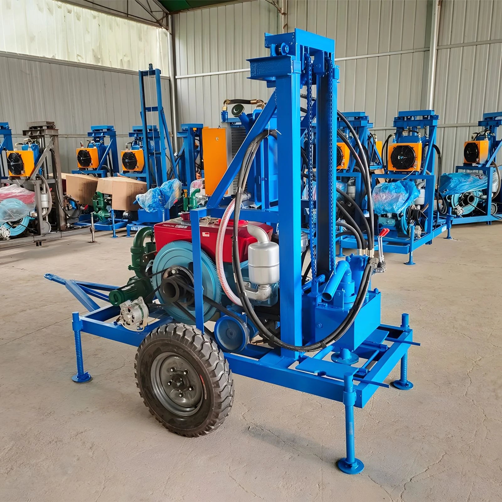 Factory Hot Sale Full Hydraulic Water Well Drilling Rig Portable Water Well Drilling Rig for Sale