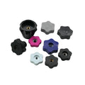 Direct Factory Sale Injection Molding Pink Hexagonal Hollow Plastic Control Knob Household Furniture Plastic Inserts Accessories