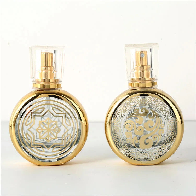 Perfume Bottle with Pump Spray Cap Recyclable Glass Wholesale Luxury PUMP Sprayer Glass Material Perfume Packing Custom 25ml