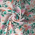 Good Quality High Stretch Polyester Knit Style French Terry Fabric Digital Printing