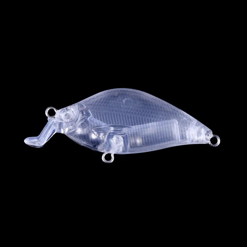Wholesale CB015-0 6.5cm 7.7g ABS Hard Plastic Bait Unpainted Blank Crankbait Fishing Lures