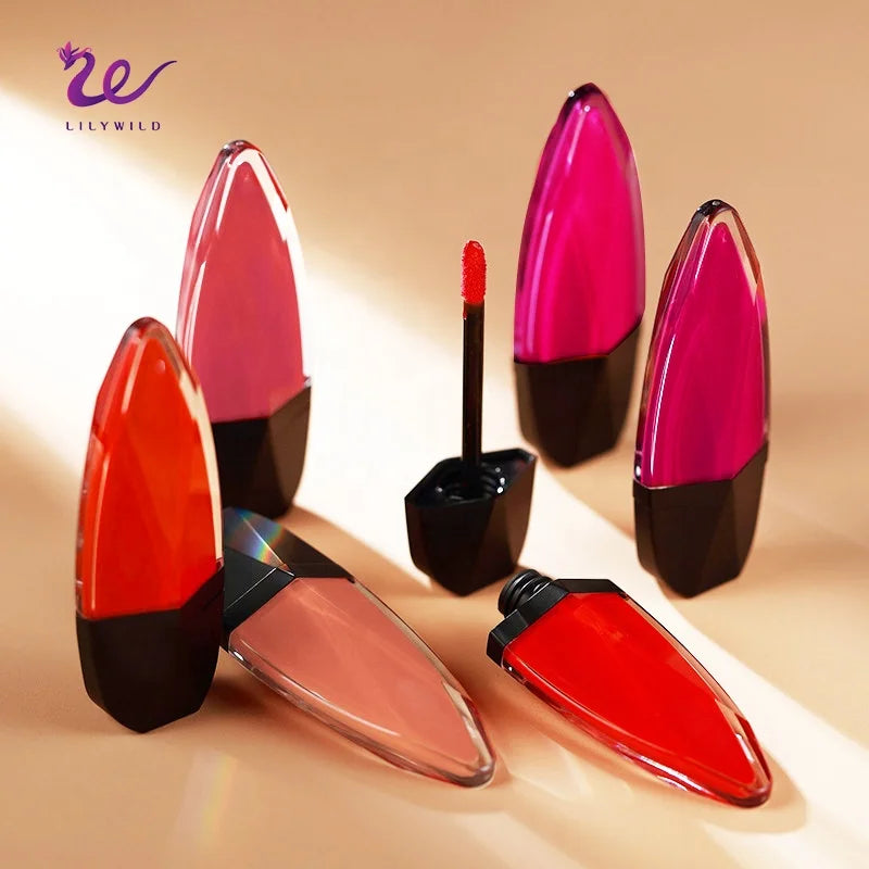 Lilywild Plumping Korean Makeup Pigment Vegan Private Label Cute Custom Lipgloss Vendor  Plumper Wholesale Bulk Lip Gloss