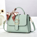 Shenzhen Private Label Purple Quilted Tote Handbag with Scarf Low MOQ Cheap Price Durable Closure Zip and Polyester Lining