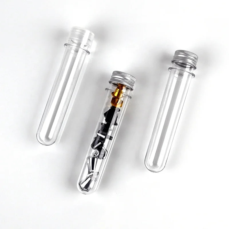 Plastic Storage Tube for SG Football Studs 12 Pcs Capacity Aluminum or Plastic Caps Portable Studs Packaging Container Bulk Pack